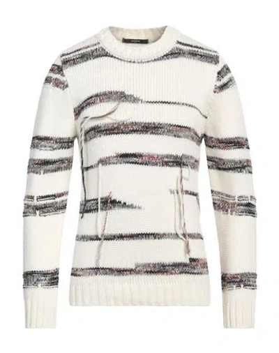 Takeshy Kurosawa Man Sweater Ivory Size Xxl Acrylic, Wool, Viscose, Alpaca Wool