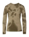 Takeshy Kurosawa Man Sweater Military Green Size 36 Wool, Acrylic In Green