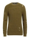 Takeshy Kurosawa Man Sweater Military Green Size Xl Wool, Acrylic In Green