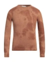 Takeshy Kurosawa Man Sweater Tan Size 36 Wool, Acrylic In Brown