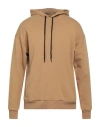 Takeshy Kurosawa Man Sweatshirt Camel Size S Cotton, Polyester In Beige