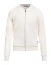Takeshy Kurosawa Man Sweatshirt Ivory Size Xxl Cotton, Elastane In White