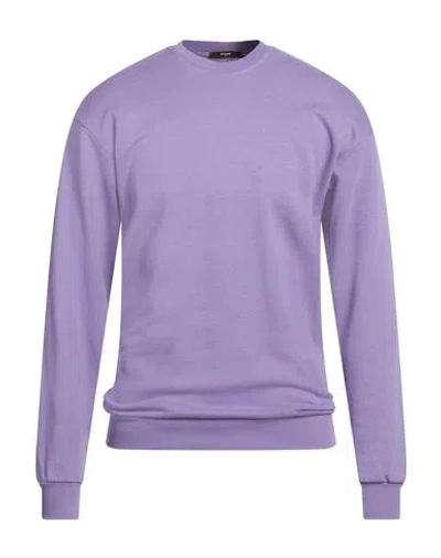 Takeshy Kurosawa Man Sweatshirt Lilac Size L Cotton In Purple