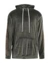 Takeshy Kurosawa Man Sweatshirt Military Green Size M Polyester, Elastane