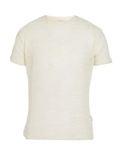 Takeshy Kurosawa Man T-shirt Ivory Size M Polyester, Elastane In White