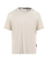 Takeshy Kurosawa Man T-shirt Ivory Size Xxl Viscose, Linen, Elastane In White