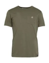 Takeshy Kurosawa Man T-shirt Military Green Size Xxl Cotton