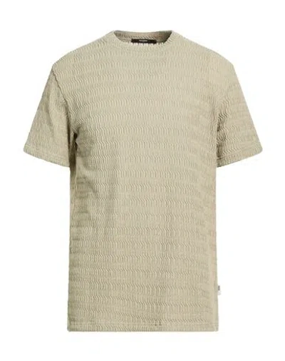 Takeshy Kurosawa Man T-shirt Sage Green Size L Polyester, Cotton, Elastane
