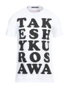 Takeshy Kurosawa Man T-shirt White Size Xxl Cotton