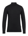 Takeshy Kurosawa Man Turtleneck Navy Blue Size M Wool, Acrylic In Black
