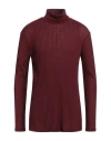 Takeshy Kurosawa Man Turtleneck Burgundy Size Xxl Polyester, Viscose In Red