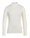 Takeshy Kurosawa Man Turtleneck Cream Size L Wool, Acrylic In White
