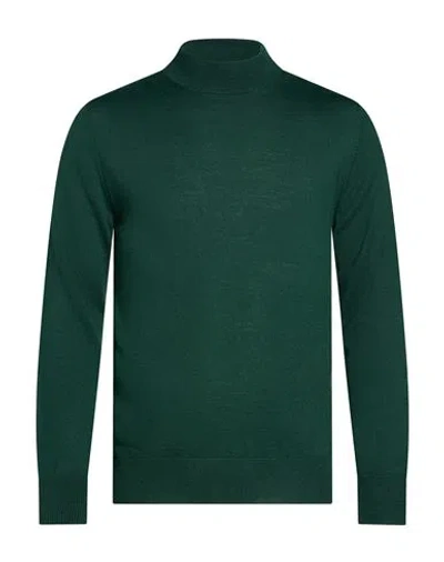 Takeshy Kurosawa Man Turtleneck Dark Green Size S Wool, Acrylic In Multi