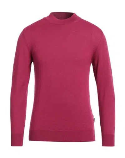 Takeshy Kurosawa Man Turtleneck Fuchsia Size Xxl Wool, Acrylic In Pink