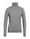 Takeshy Kurosawa Man Turtleneck Grey Size Xxl Viscose, Polyester, Polyamide In Grey