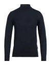 Takeshy Kurosawa Man Turtleneck Navy Blue Size M Wool, Acrylic In Black