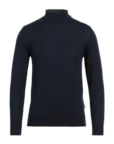 Takeshy Kurosawa Man Turtleneck Navy Blue Size M Wool, Acrylic In Navy Blue