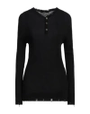 Takeshy Kurosawa Woman Sweater Black Size Xl Cotton, Acrylic