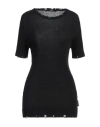 Takeshy Kurosawa Woman Sweater Black Size Xxl Cotton, Acrylic