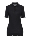Takeshy Kurosawa Woman Sweater Midnight Blue Size L Cotton, Acrylic