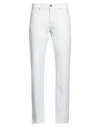 Take-two Man Pants White Size 31 Cotton, Elastane