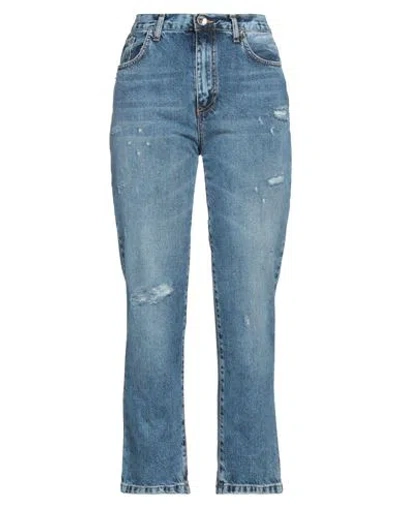 Take-two Woman Jeans Blue Size 32 Cotton