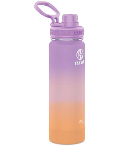 Takeya Actives Spout 24-oz. Stainless Steel Insulated Bottle In Golden Hour