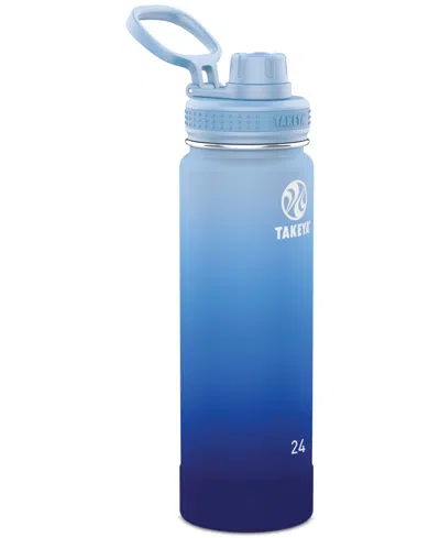 Takeya Actives Spout 24-oz. Stainless Steel Insulated Bottle In Pacific Blue