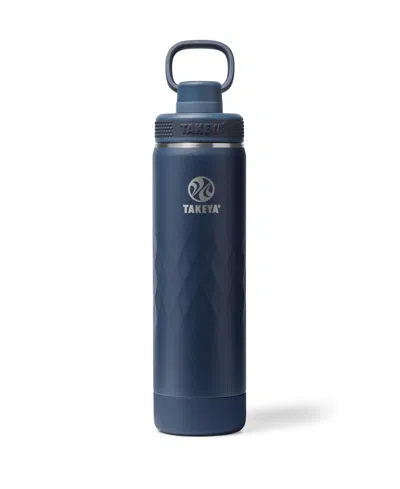 Takeya Sport 22 Oz. Triple-insulated Water Bottle With Straw Lid In Purple