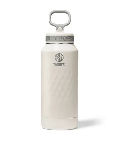Takeya Sport 32 Oz. Triple-insulated Water Bottle With Straw Lid In Blue