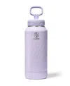 Takeya Sport 32 Oz. Triple-insulated Water Bottle With Straw Lid In Silver