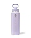 Takeya Sport 40 Oz. Triple-insulated Water Bottle With Spout Lid In Silver