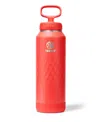 Takeya Sport 40 Oz. Triple-insulated Water Bottle With Straw Lid In Red