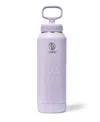 Takeya Sport 40 Oz. Triple-insulated Water Bottle With Straw Lid In Silver