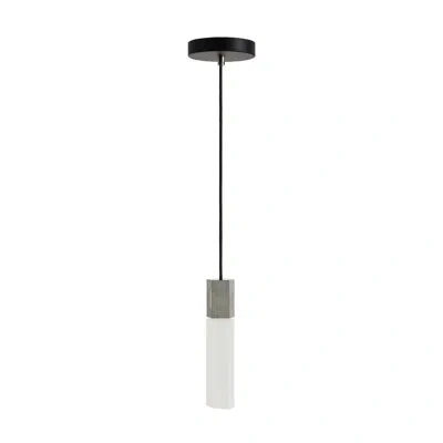 Tala Basalt Single Pendant In Stainless Steel