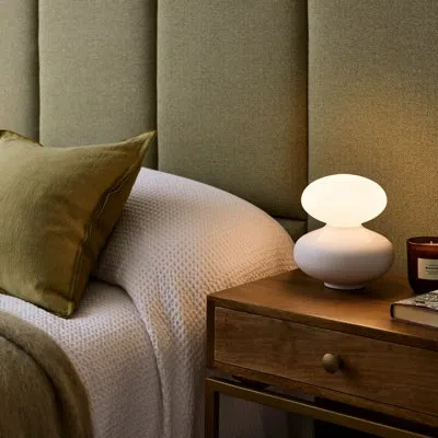 Tala David Weeks Reflection Novelty Table Lamp In Matte White