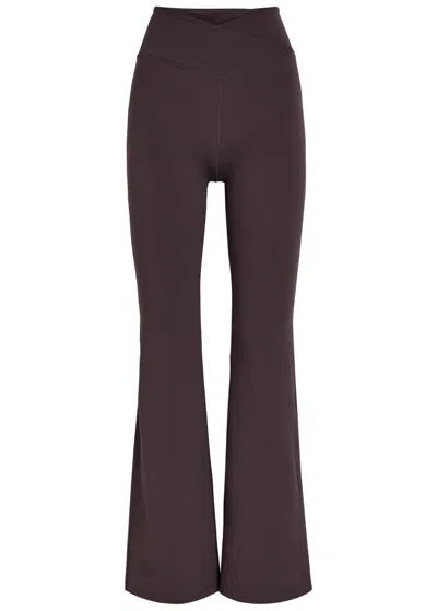 Tala Dayflex Flare Stretch-jersey Leggings In Brown