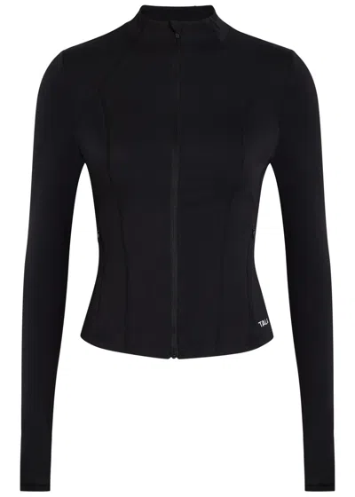 Tala Dayflex Zip Up Stretch-jersey Top In Purple