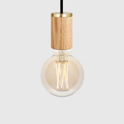 Tala Elva Pendant Light Tinted In Oak In Natural