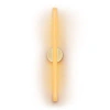 Tala Kilter Solid Brass Flush Mounted Sconce In Brass