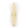Tala Kilter Solid Brass Flush Mounted Sconce In Brass