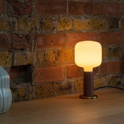 Tala Knuckle Dark Walnut Standard Table Lamp