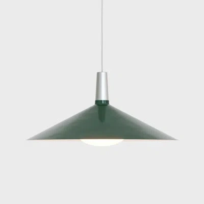 Tala Large Bower Pendant Light In Anodised Aluminium In Green