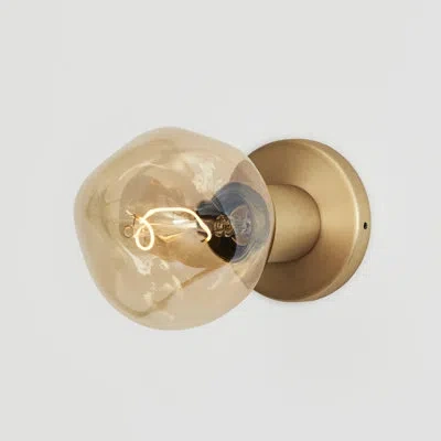 Tala Lochan Aluminum Armed Sconce In Brass