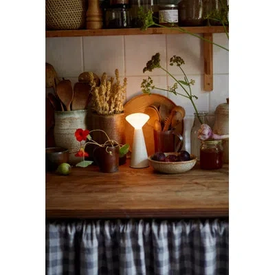Tala Mantle Portable Lamp In Stone White - Set Of 2 In Cream