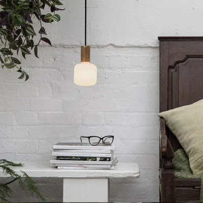 Tala Oblo 1 - Light Single Cylinder Pendant In Oak