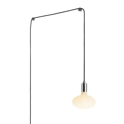Tala Oval 1 - Light Single Bulb Pendant In Graphite