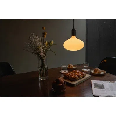Tala Oval Ii Pendant Light In Graphite In Matte Black