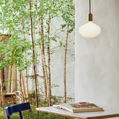 Tala Oval Pendant Light In Brass