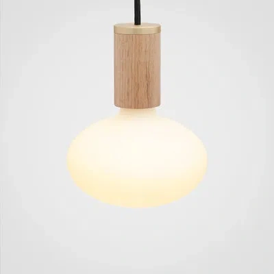 Tala Oval Single Pendant In Oak